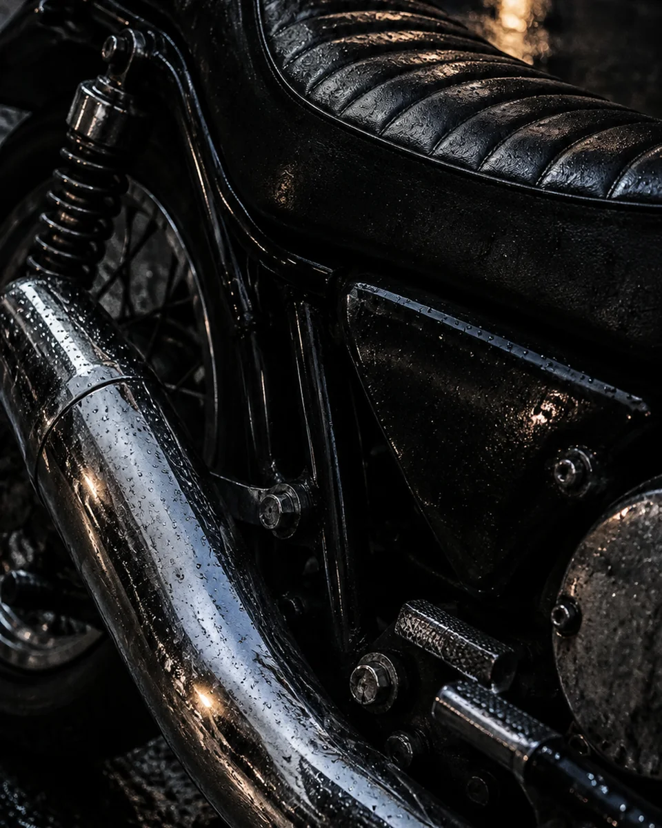 black chrome, inspiration behind THE MIDNIGHT RENEGADE