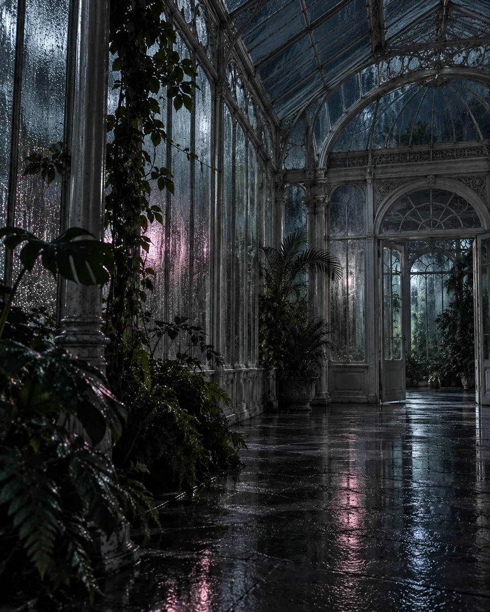 the lost conservatory, inspiration behind THE PARADISE LOST